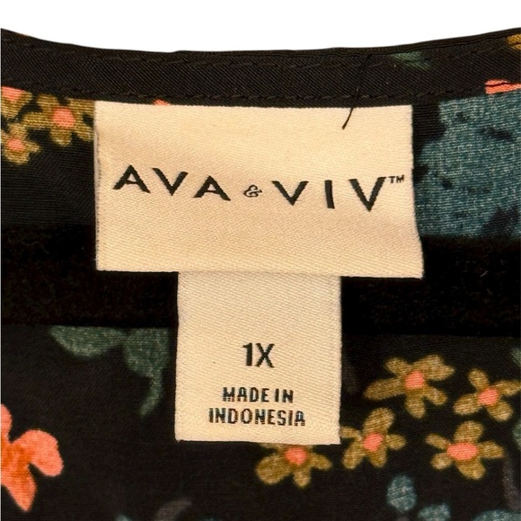 Floral Black Dress - Picture 4 of 4